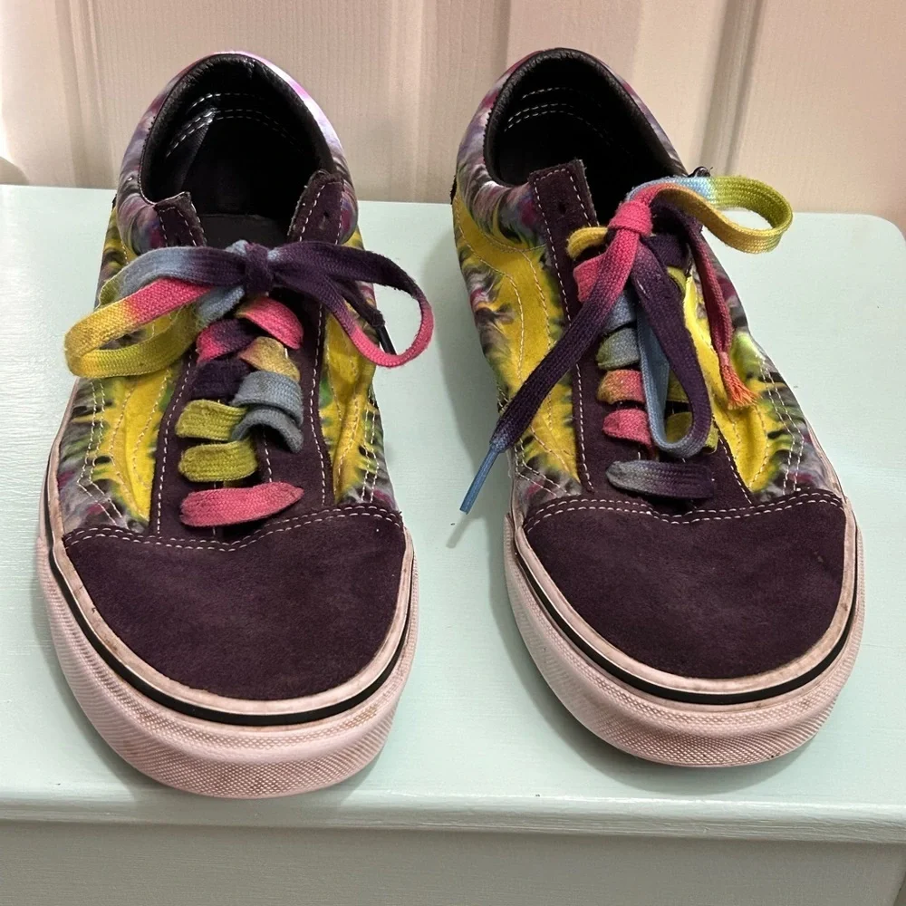 VANS Old School Tie Dyed Unisex Shoes Men’s 8.5 Women’s 10 - Picture 3 of 9